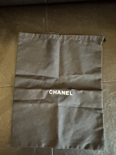 Chanel black dust bag - black,