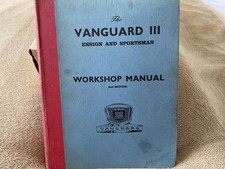 STANDARD VANGUARD III Ensign Sportsman Car Owners Workshop Manual 1960 2nd Ed