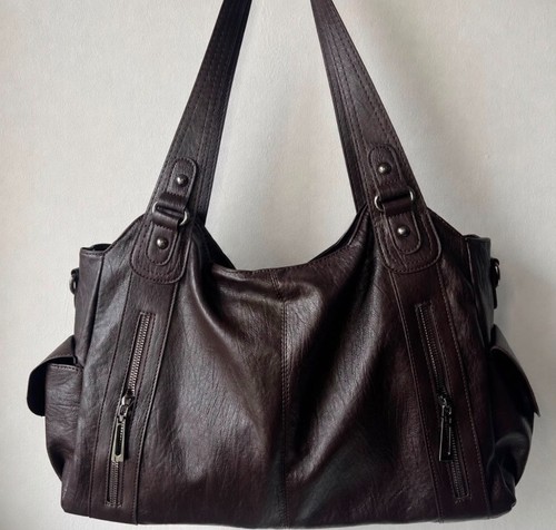 Coffee brown y2k shoulder - brown, bag