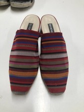 Dorndorf 4.5 ladies striped red shoes low heel slip on