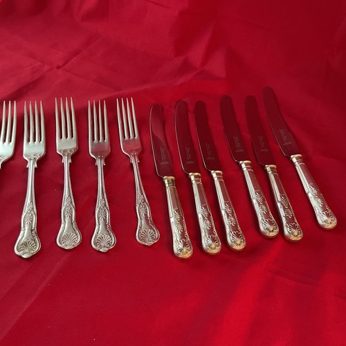 Silver plate kings pattern - kings,