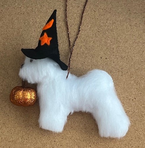 Bichon frise halloween - frise, witch