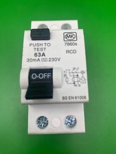 MK 7860s 63A 30mA RCD
