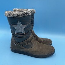 Primigi Gore-Tex Junior Girls Warm Glitter Star Zip Winter Boots UK 5.5 / EU 37