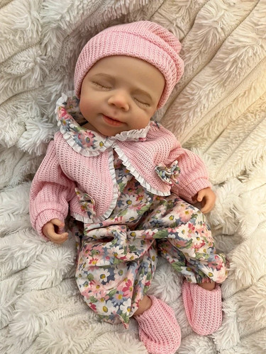 Reborn preemie asleep full - reborn,