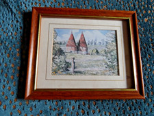 Mounted Picture Of Kent Oast