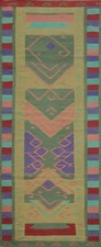 Artisan-Style Kilim Runner Rug