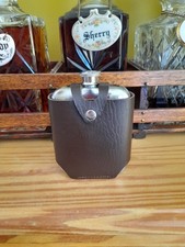Vintage hip flask 4oz - vintage,