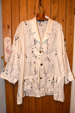 100% LINEN SIZE 24 OR 26 WHITE