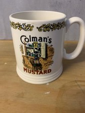Colman's Mustard Beer Mug Lord Nelson Pottery Norfolk Hand Crafted