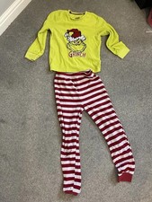 Children’s Grinch Christmas Pyjamas Size 7-8 Years