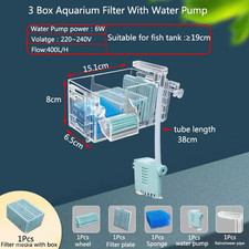 New fish tank waterfall - tank, filter