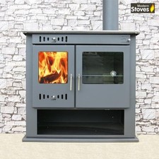 Wood burning range oven - wood,