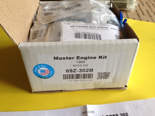 1969 boss 302 master engine - 302,