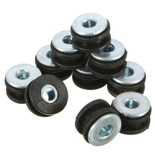 10x motorcycle rubber grommet - rubber,