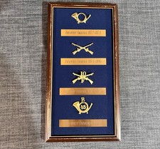 x4 Framed Infantry Insignia