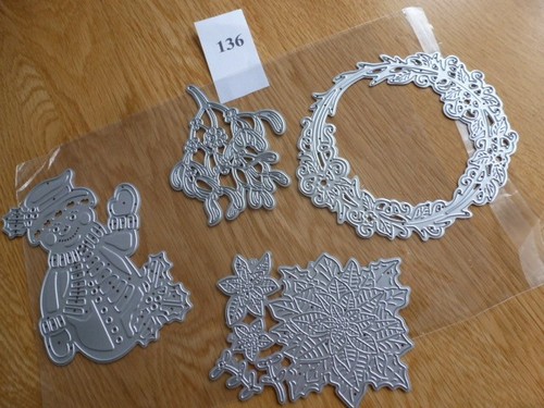 Four christmas cutting - four,