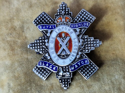 Antique ww1 silver enamel - ww1,