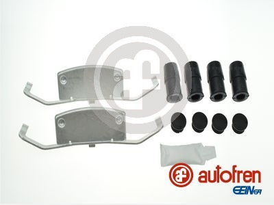 Fitting set for brake pads