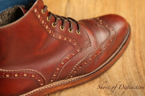 Barker brown leather - brown, fur