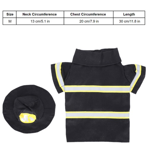 Pet dog firefighter - dog, jacket