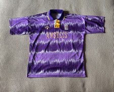 Stoke City 1992/93 Away Shirt XL Matchwinner Purple Vintage Football Jersey Rare