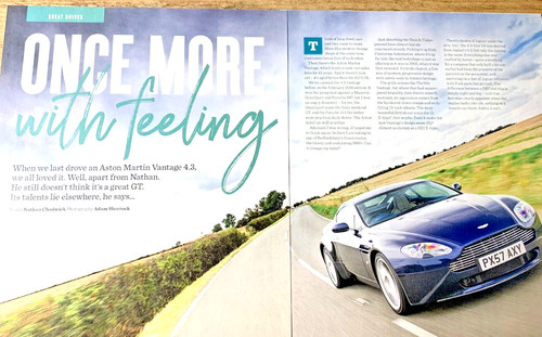 Aston martin vantage - v8, 4.3