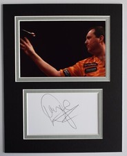 Wayne Mardle Signed Autograph 10x8 photo display Sport Darts COA AFTAL