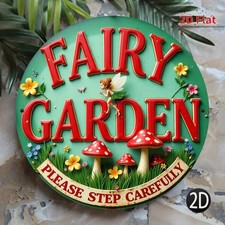 FAIRY / FAIRIES - Round Metal