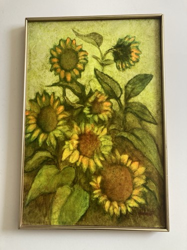 Vintage oil painting mid - oil,
