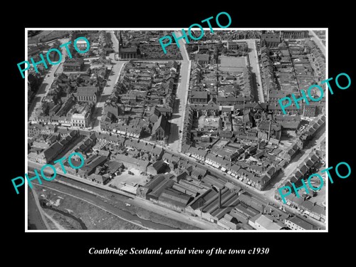 Coatbridge scotland aerial - scotland,