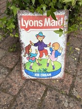 Lyons maid ice Cream Steel Sign 12 x 8 Inches 