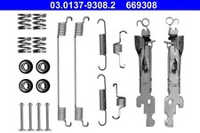 Brake shoe fitting kit 03.0137-9308.2 ATE for SMART FORTWO Coupe FORTWO Cabrio