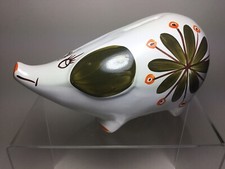 Vintage Small Arthur Wood Hand-Painted Piggy / Money Bank / Box