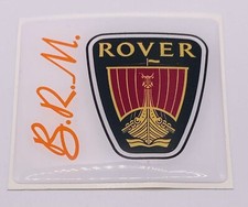 Rover 200 BRM Plaque - White -