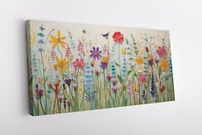 Spring Meadow Flowers Canvas