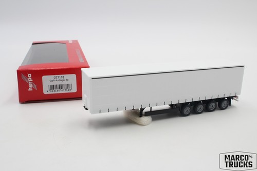 Herpa curtainsider trailer - herpa,