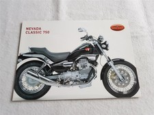 MOTO GUZZI NEVADA CLASSIC 750 Motorcycle Sales Brochure Late 1980s