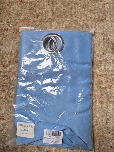 Sky blue short caravan - sky, eyelet