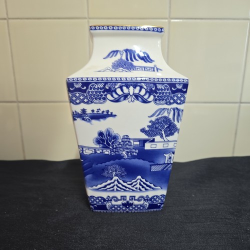 Ringtons willow story vase - story, vase.