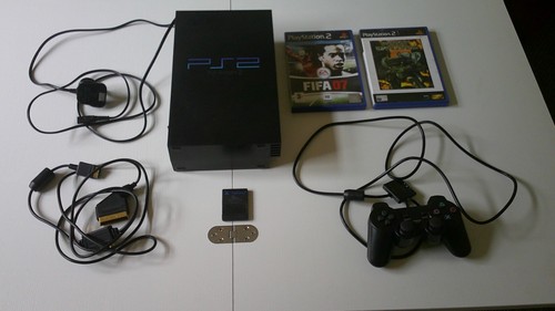Ps2 black console - bundle, sony