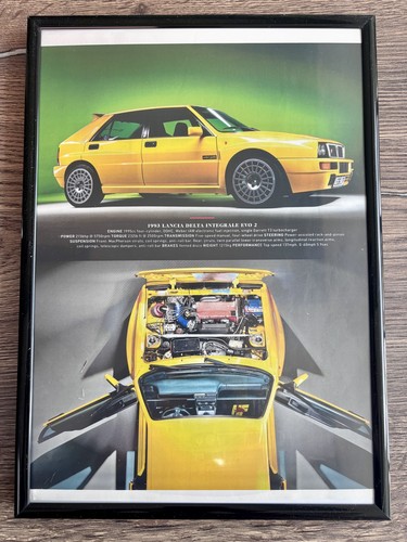 Framed lancia delta - framed,