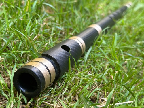 Carbon bansuri low b flute - e, /