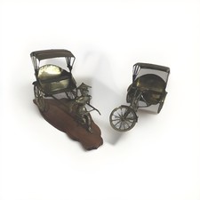 Vintage Brass Chinese Pedicab