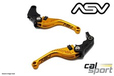 ASV Yamaha R1M YZF-R1M 2015-2016 F3 Short Gold Brake and Clutch Levers