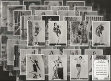 B.A.T.-FULL SET- MODERN BEAUTIES 1937 (PRINTED BACK 1ST SERIES MF54 CARDS)