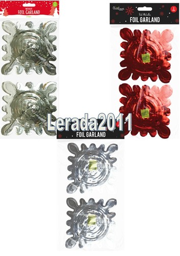 Christmas foil garland - foil,