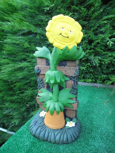 Little weed concrete garden - weed,