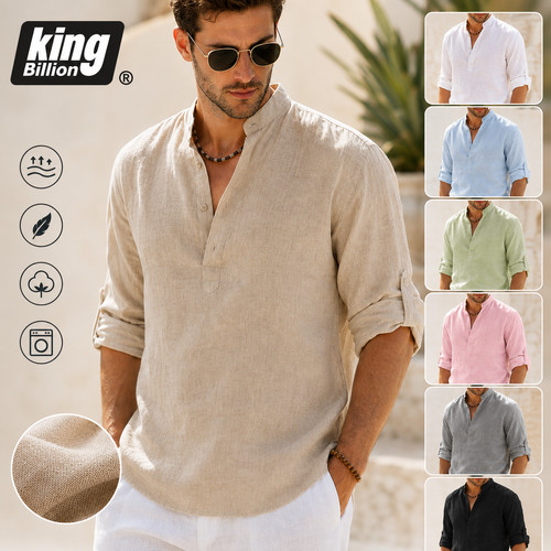 Mens cotton linen - mens, long
