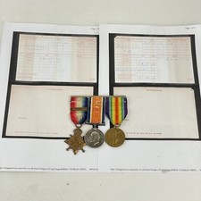 WW1 Mons Star Medal Trio